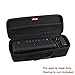 Hermitshell Hard EVA Travel Black Case Fits Sony XB40 Portable Wireless Speaker Bluetooth (2017 Model) - Fits The Wall Charger