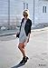 Sheinside Women's Black White Striped V Neck Loose Dress