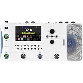 MOOER GE1000 Smart Guitar Multieffects Pedal Processor AI Presets/EQ | Dual Effects Chains, 5" Touch Screen, 300+ Effects, Third-brand IRs, Stereo Sound Out Put, XLR, MIDI Port, Guitar/Bass White