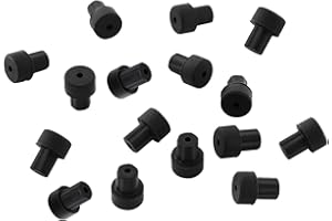 ATGESTORE 16Pcs W10919249 Grate Rubber Feet Replacement for Samsung Gas Stove NX58M6630SS/AA Whirlpool Range Burner Grate Feet Kitchenaid Grate Pads Bumpers Amana Maytag Stove Top Parts Range Grate Rubber Foot