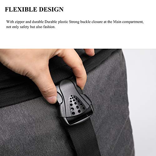 BISON SPIRIT Laptop-Rucksack Herren Damen Roll Top Wasserdichter Wanderrucksack