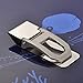 HOUSWEETY Stainless Steel V Shape Slim Money Clip Credit Card ID Cash Holder
