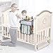 Hanging Nursery Organizer and Baby Diaper Caddy, Selbor Diapers Stacker Storage Bag for Changing Table, Crib, Playard or Wall - Nursery Organization & Baby Shower Gifts for Newborn (Elephant)