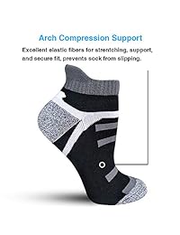 BERING Women's Performance Athletic Running Socks (6 Pair Pack)