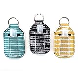Zario Empty Travel Size Bottle and Keychain Holder