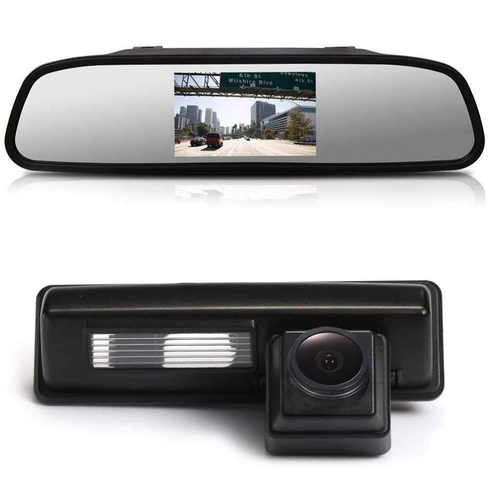Dynavsal 1280 x 720 pixels Super HD reversing camera kit 4.3 inch rear view mirror monitor + HD night vision rear view camera for Toyota Vios/Picnic/Echo Verso/Harrier/Altezza/Camry/Prius/Lexus/Ipsum