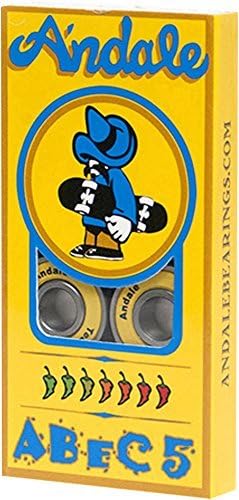 Andale Abec 5 Skateboard Bearings by Andale
