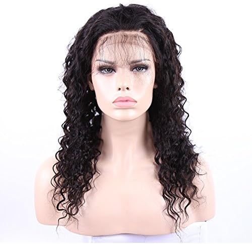 YBHair 360 lace wigs - human hair Virgin 130% Density Brazilian Remy 100% Human Hair Deep Curly Wigs with Baby Hair for Black Women 16" in Stock