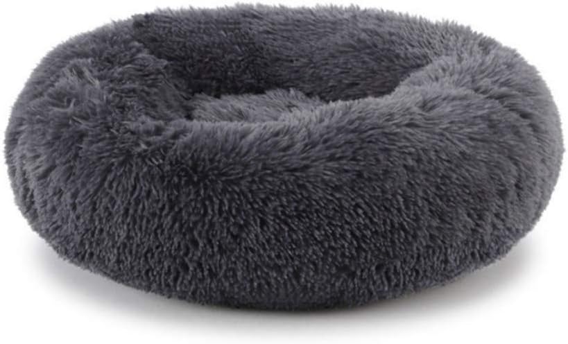 OCSOSO Cat Bed Plush Dog Cat Cushion Soft Cuddler Kennel Soft Puppy Sofa Deep Sleeping Bag with Cozy Sponge Non-Slip Bottom for Small Medium Pets Snooze Sleeping Autumn Indoor, Machine Washable