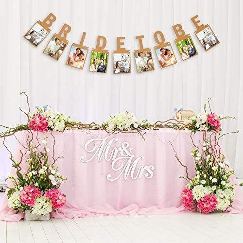 Tatuo Bridal to Be Photo Banner Bride Bunting for Wedding Decoration and Bridal Shower Party Supply  - //coolthings.us