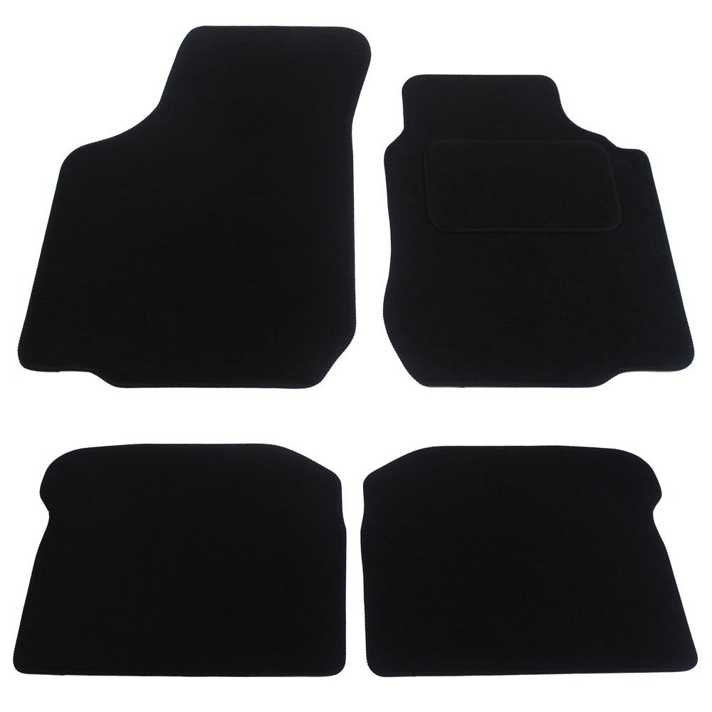 JVL 1348 Fully Tailored 4 Pieces Car Mat Set - Black