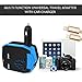 FOGEEK Worldwide Travel Adapter w/ CAR CHARGER : International Plug [US UK EU AU] with Dual USB Charging Ports, Car Charger Safety Fused Charger for Mobile/Tablet/Camera/Laptop in 150+ Countries
