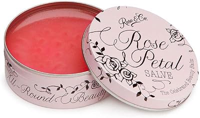 Rose & Co Rose Petal Beauty Salve 20g Multipurpose Balm for Lips Cheeks Brows