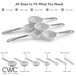 COOK WITH COLOR 12 PC Measuring Cups Set and