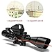 AR15 Tactical Rifle Scope 4-16x50EG Dual Illuminated Optics Scopes and Electronic Holographic R&G Dot Sight With Free 22mm/11mm Rail Mount for Hunting