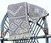 Bersuse 100% Cotton Teotihuacan Turkish Towel Beach Towel Bath Towel Dual Layer Peshtemal Beach Blanket Beach Essentials - 37x70 Inches, Silver Grey