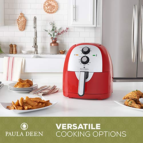 Paula Deen 6.13 QT (1700 Watt) XL Air Fryer, Rapid Air Circulation