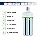 JESLED 150W LED Corn Light Bulb, E39 Mogul Base, 6000K Daylight 20250LM, 800-1000Watt Equivalent, CFL HPS Metal Halide Replacement, Outdoor Area Lamp for Street, Garage Warehouse High Bay Cob Lighting