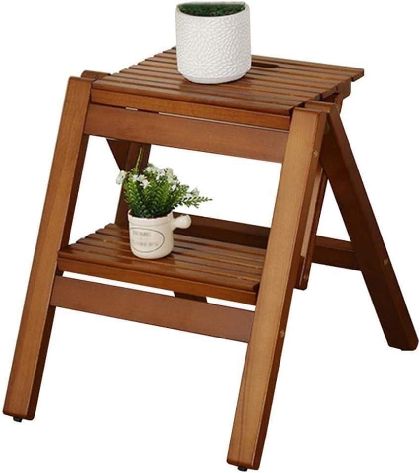 KISlink Escaleras telescópicas Taburete Plegable Escalera portátil de