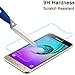 Galaxy J3/Galaxy J3 v Screen Protector, Skmy Ultra-thin 2.5D 9H Hardness Crystal Clear Scratch Resistant Tempered Glass Screen Protector for Samsung Galaxy J3 / J3V, Galaxy Sol / Sky, Galaxy Amp Prime