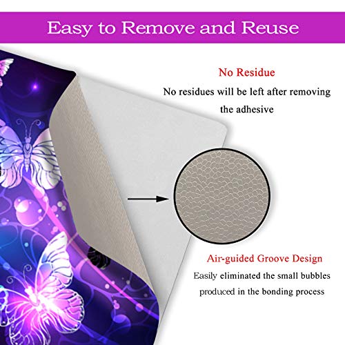 Laptop Skin Sticker Decal,12" 13" 13.3" 14" 15" 15.4" 15.6 inch Laptop Vinyl Skin Sticker Cover Art Decal Protector Protective Notebook PC (Free 2 Wrist Pad Included), Decorative Waterproof Removable - Image 5