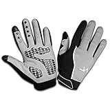 Sensitive Touch Screen Gloves, Outdoor Sports Full Finger Gloves for Men and Women Hands Warmer Protection Windproof Non-slip – Grey