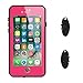 ImpactStrong Compatible with iPhone 7/8 Waterproof Case [Fingerprint ID Compatible] Slim Full Body Protection - Pink