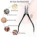 KEZAY Professional Toenail Clippers for Thick or Ingrown Nails, Heavy Duty Nail Scissors (black) …