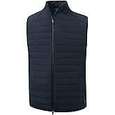 M MAELREG Mens Lightweight Puffer Vest Water-Resistant Winter Outerwear Full Zip Sleeveless Jacket for Outdoor Golf