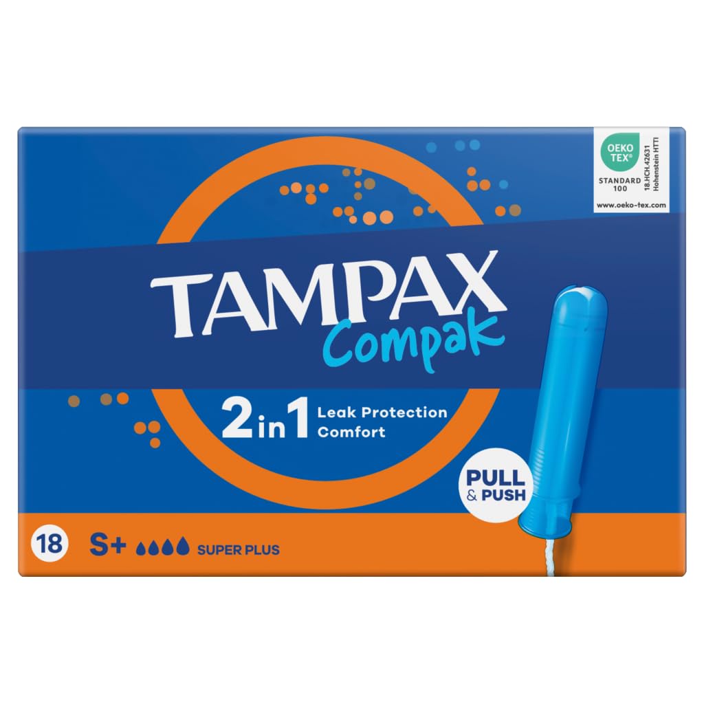 Tampax Compak Super Plus Tampons 18ct