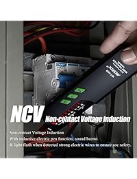 MESTEK   Rastreador de cables de red RJ11 RJ45 para colectar cables Ethernet e instaladores de audio vídeo y comprobador de continuidad, linterna incorporada