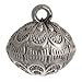 Baroque Design Full Ball ABS Metal Plated Shank Button 20Line Matte Antique Nickel