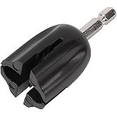 Black Guitar String Winder Head Tool Electric Drill Tuning Peg Puller Guitar Bass Repair Maintenance DIY Tool Easy to Use, As the Pic Show String Winders Guitar and Bass Accessories