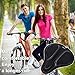 DAWAY Memory Foam Bike Seat Cover - C3 Extra Soft Pad Most Comfortable Exercise Bike Saddle Cushion for Women Men, Fit for Peloton, Stationary, Indoor Bicycles, Mountain, Road Outdoor Bycicle