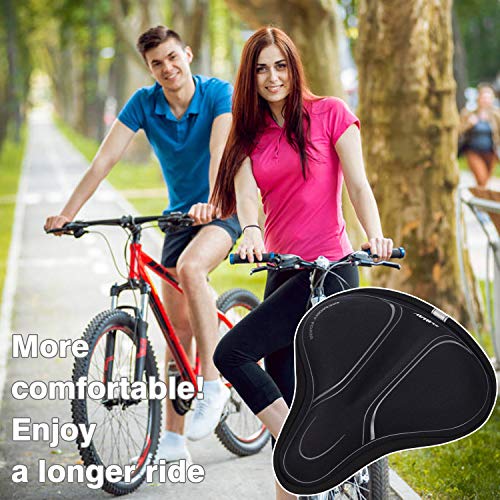 DAWAY Memory Foam Bike Seat Cover C3 Extra Soft Pad Most Comfortable