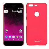 Slim Case for Google Pixel Case - Bear Motion Premium Back Cover for Google Pixel - Sandy (Red)
