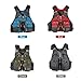 Lixada Fly Fishing Vest,Fishing Safety Life Jacket Breathable Polyester + EPE Foam Design 209lb Bearing Fishing Vest for Swimming Sailing Boating Kayak Floating