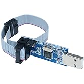 HiLetgo 51 AVR ATMEGA8 Programmer USBasp USB ISP 10 Pin USB Programmer 3.3V/5V with Cable