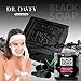 Black Bar Soap Wokaar Handmade Soap With Collagen and Charcoals Deep Cleansing Purifying Peel Acne Blackhead Remover Oil Control Soap Whitening Soap for Men Women 3.5 oz