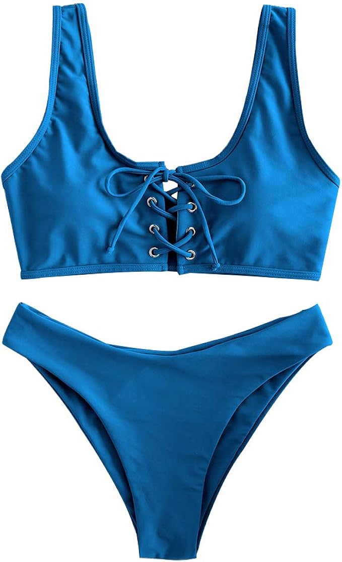 Haut De Maillot De Bain Emboîtant Armatures Lidea Arabesque Mood Imprimé Canvas Blue