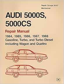Audi 5000s, 5000cs: Official Factory Repair Manual, 1984, 1985, 1986