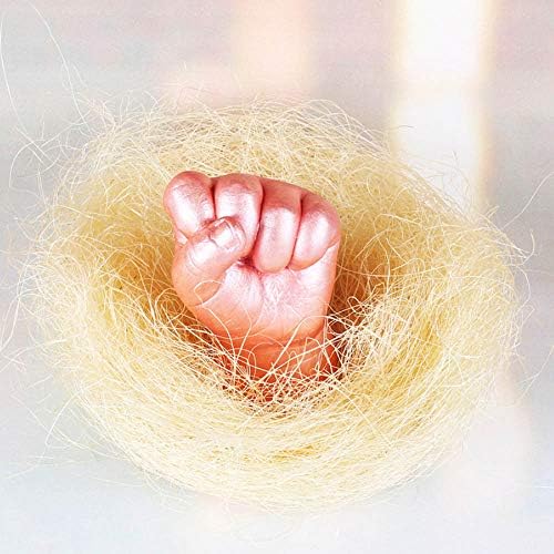 SUREH Baby Casting Kit 3D Plaster Newborn Handprint Footprints Mould Casting Kit Including Moulding Powder Casting Plaster Measuring Cup Paint Paintbrush