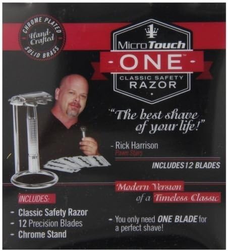 DatConShop(TM) Microtouch One Razor Classic Safety Razor As Seen-on TV Micro Touch-Mens Razor