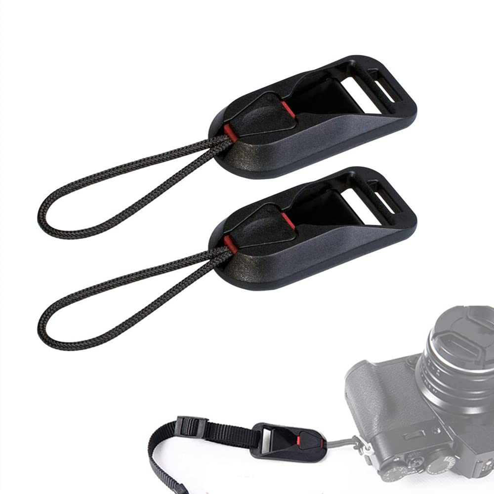 XINAZZIT 2 PCS Camera Strap Quick Release Shoulder Neck Strap Clip Adapter Camera Strap Quick Release Loops Clips Camera Quick Release Buckle