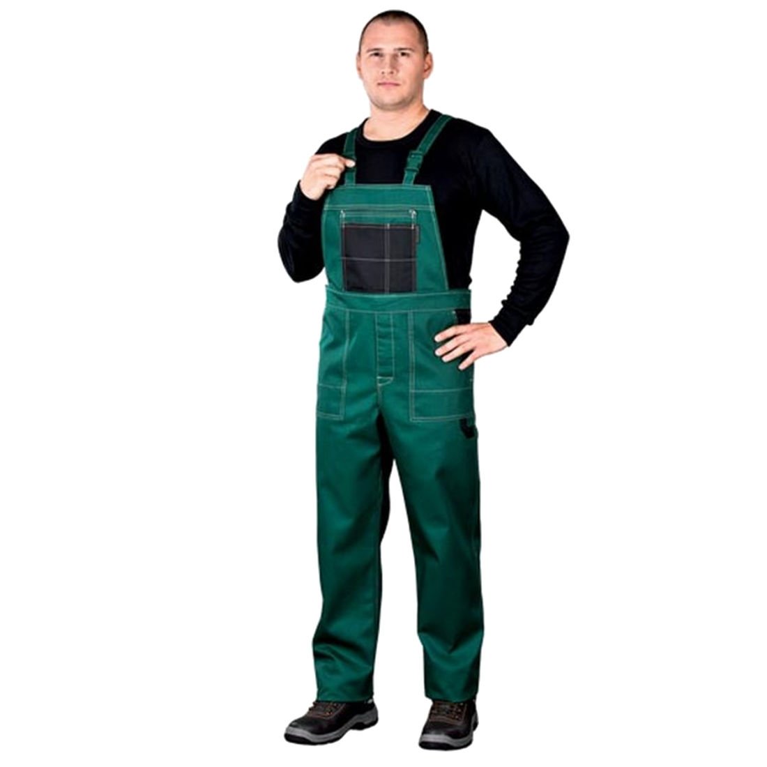 Reis Mmszb_54 Multi Master Protective Bib-Pants, Green-Black, 54 Size