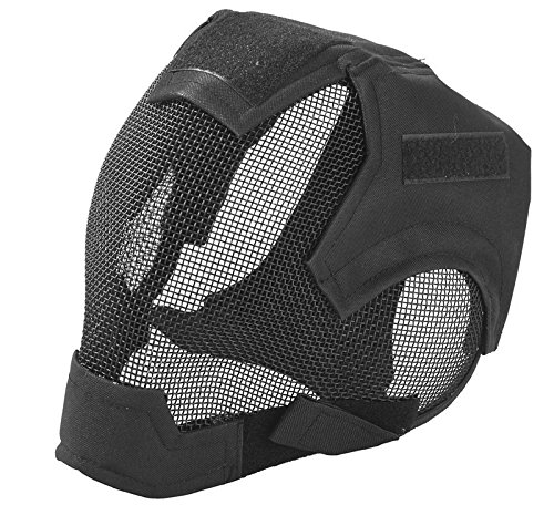 Airsoft Steel Mesh Mask, Full Face Protective Mask for Tactical Game /Military Paintball Game/Cosplay/Fencing by TuoP - Thumbnail 3
