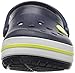 Crocs unisex child Kids' Crocband Clog, Navy/Citrus, 2 Little Kid US