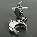 XFMT Chrome 49mm Detachable Quick-Release Windshield Clamps Windscreen Forks Mount Bracket For Harley Dyna '06-'17 Sportster XL '16-Up