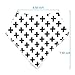 MIBOW Bandana Baby Bibs Set,Cool Design for Boys,Drool Bibs for Drooling and Teething,100% Organic Super Absorbent Cotton,Baby Shower and Newborn Registry Gift,6-Pack