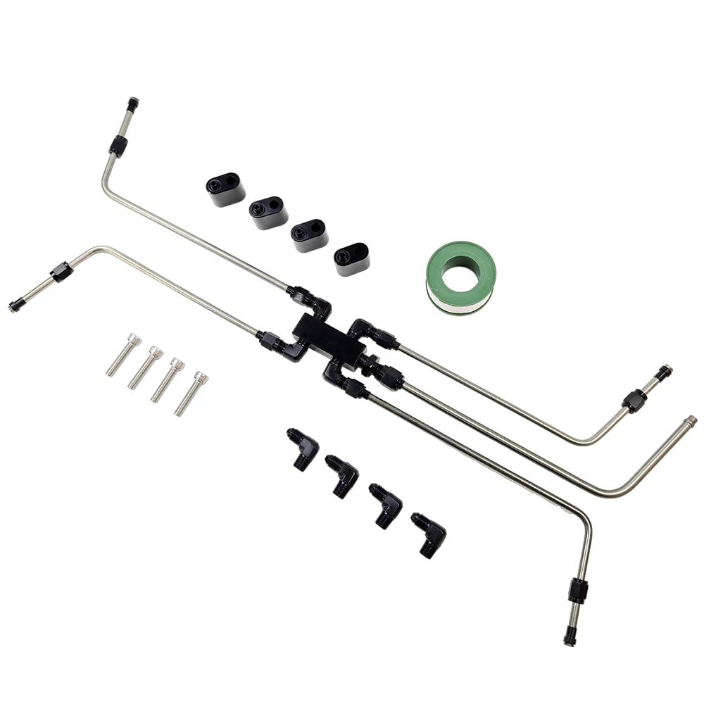 Photo 1 of LS Coolant Crossover AN4 Steam Vent Kit LS 4 Port Stainless Steam Line Kit | Fit for LS 4 Port Steam Vent Engine LS1, LS2, LS3, LS6, LS7, LS9, LSX